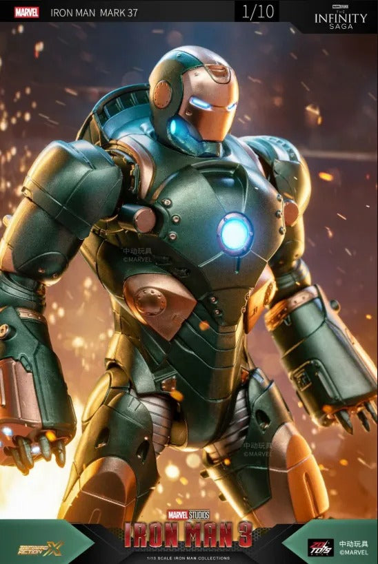 ZD Toys Marvel Avengers 1/10 Iron Man MK37 Action Figure