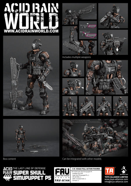 Toys Alliance FAV-A144 Super Skull Simupuppet P5 Acid Rain Figurine