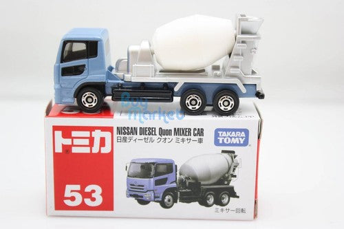 Load image into Gallery viewer, NEW Takara Tomica Tomy #53 Nissan DIESEL Quon MIXER Diecast Toy Car Japan
