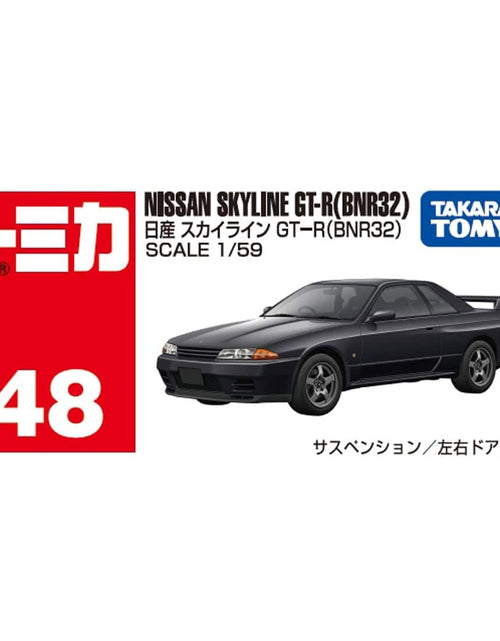 Load image into Gallery viewer, Takara Tomy Tomica 1/59 #48 Nissan Skyline GT-R (BNR32) Diecast Model Car
