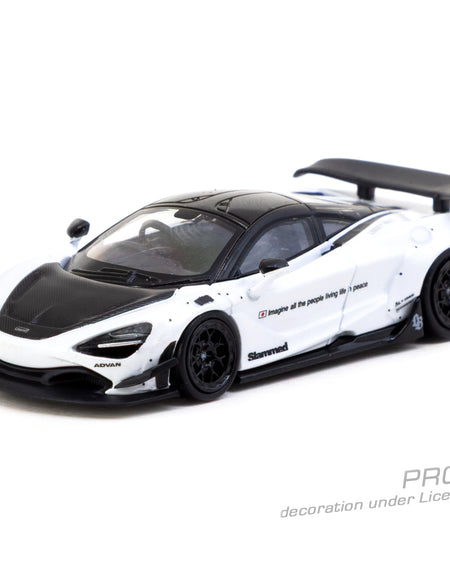 (Pre-order) Tarmac Works 1/64 LB-WORKS 720S White Diecast Model Car