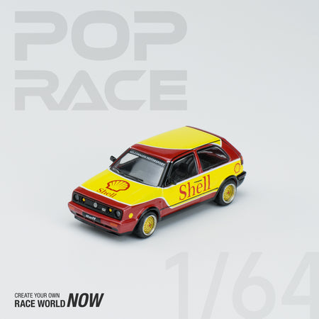 POPRACE 1/64 Shell Volkswagen Golf GTI MKII Diecast Model Car