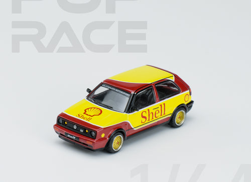 Load image into Gallery viewer, POPRACE 1/64 Shell Volkswagen Golf GTI MKII Diecast Model Car
