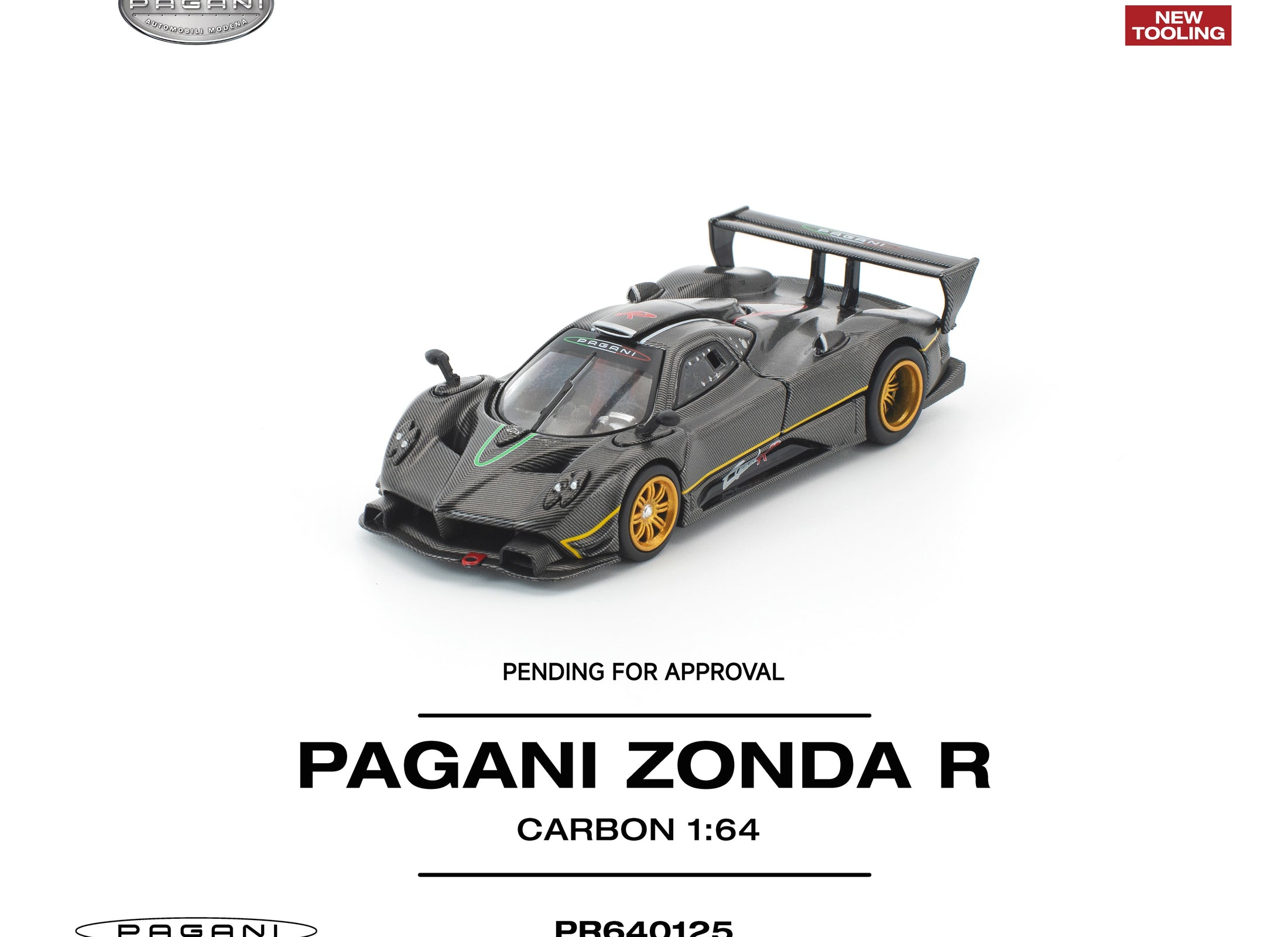 (Pre-order) POPRACE 1/64 PAGANI ZONDA R #PR640125 Diecast Model Car