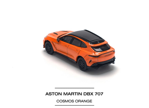 Load image into Gallery viewer, POPRACE 1/64 ASTON MARTIN DBX 707 - COSMOS ORANGE Model Car
