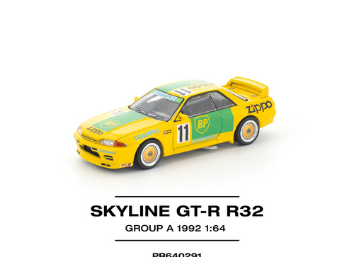 Load image into Gallery viewer, (Pre-order) POPRACE 1/64 GT-R R32 GROUP A 1992 Diecast Model Car
