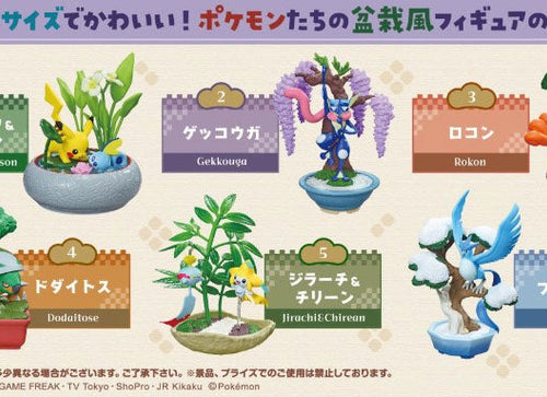 Load image into Gallery viewer, Re-ment Pokemon Pocket Bonsai 3 - With The Changing Seasons - 6pcs Complete Box

