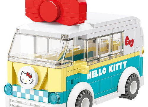 Load image into Gallery viewer, Keeppley Building Blocks Toy #K20806 : Sanrio Hello Kitty Mini Bus
