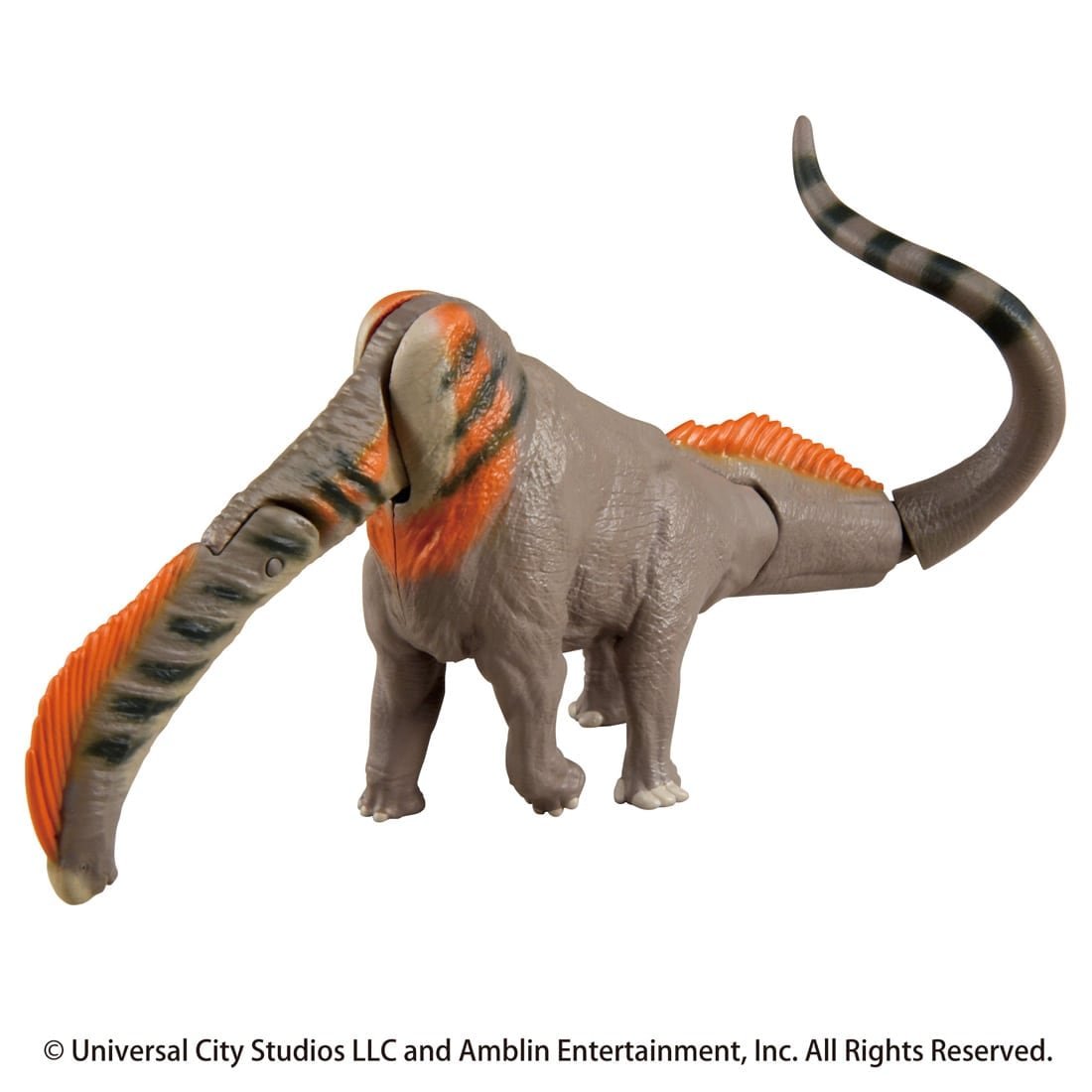 Takara Tomy Ania Jurassic World Titanosaurus Dinosaur Figure with Battle Card