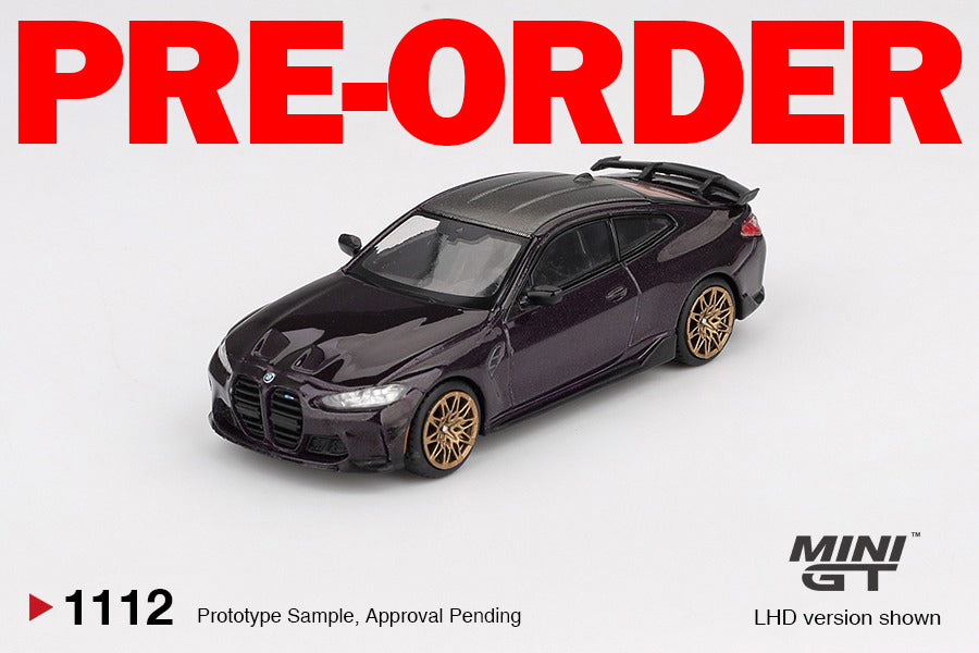 (Pre-order) MINI GT #1112 BMW M4 M-Performance (G82) Daytona Violet RHD Model