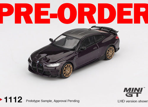 Load image into Gallery viewer, (Pre-order) MINI GT #1112 BMW M4 M-Performance (G82) Daytona Violet LHD Model
