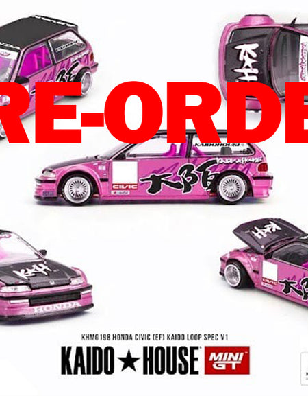(Pre-order) Kaido House X Mini GT Honda Civic (EF) Kaido Loop Spec V1 #KHMG198