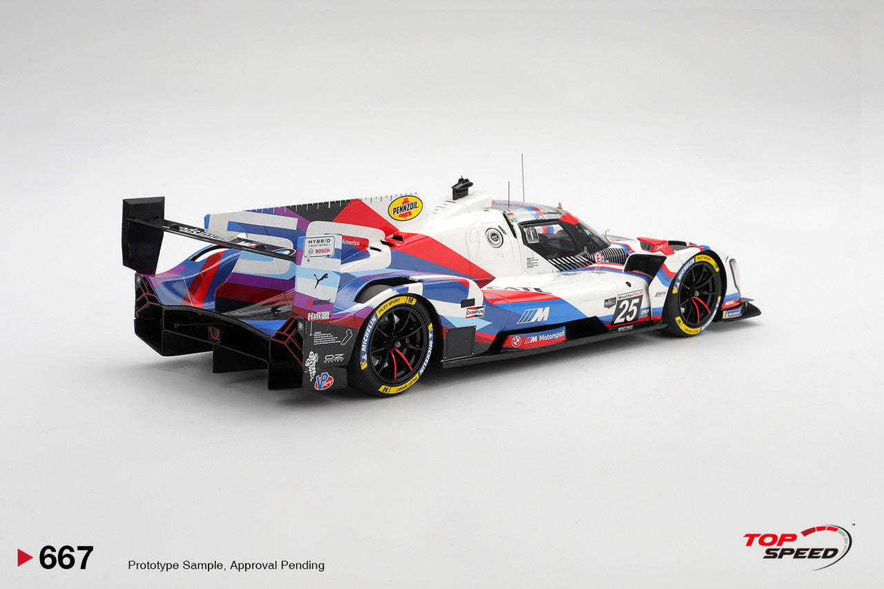 (Pre-order) Top Speed 1/18 BMW M Hybrid V8 #25 BMW M Team RLL 2025 IMSA Sebring