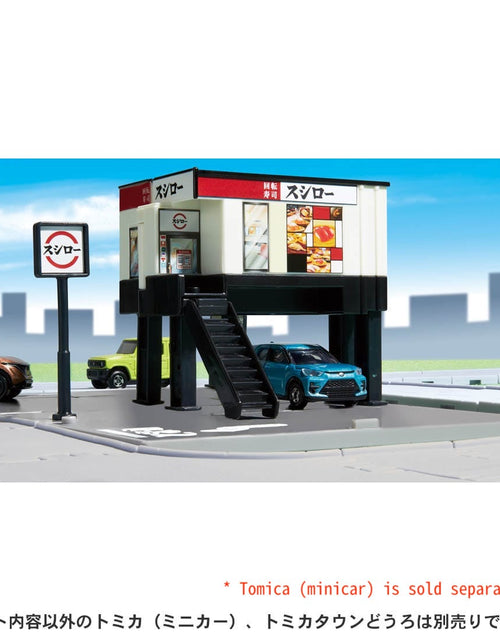 Load image into Gallery viewer, Takara Tomy Tomica World Town - Sushiro play Set
