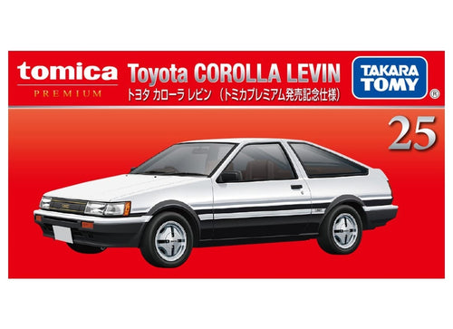 Load image into Gallery viewer, Takara Tomy Tomica Premium Model Car - No.25 1/60 Toyota Corolla Levin (1st)
