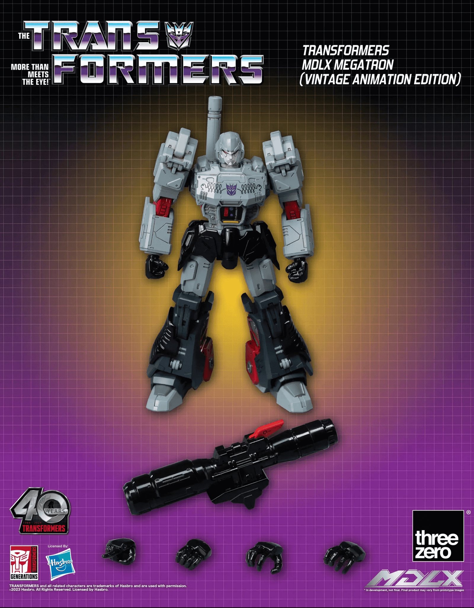 Threezero MDLX Transformers MDLX Megatron  (Vintage Animation Ed.)