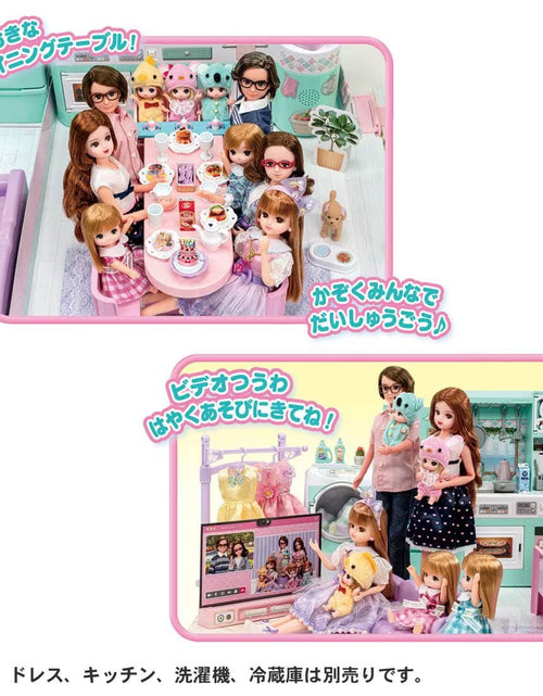 Load image into Gallery viewer, Takara Tomy Licca Licca-chan La Maison with swing and slide Set (No Doll)
