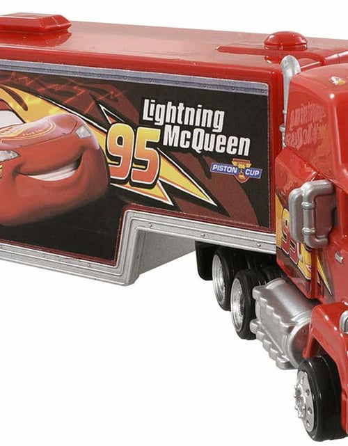 Load image into Gallery viewer, Tomica Takara Tomy Disney Pixar Long Mack (Cars 3 Transporter Type) Diecast car
