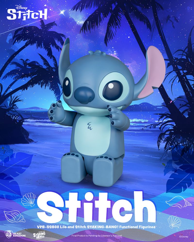 Beast Kingdom VPB-SSB08 Lilo and Stitch SYAKING-BANG! Functional Figurine Stitch
