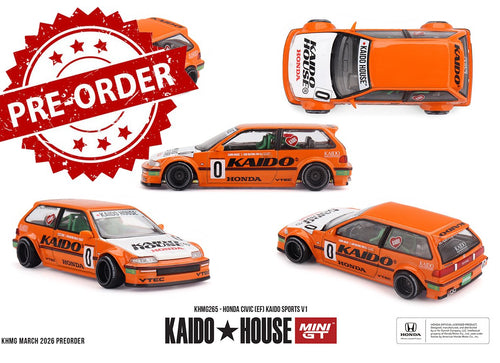 Load image into Gallery viewer, (Pre-order) Kaido House X Mini GT Honda Civic (EF) Kaido Sports V1 #KHMG265
