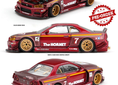 Load image into Gallery viewer, (Pre-order) Mini GT #315 Nissan Skyline GT-R (R34) TAMIYA x KAIDO HOUSE
