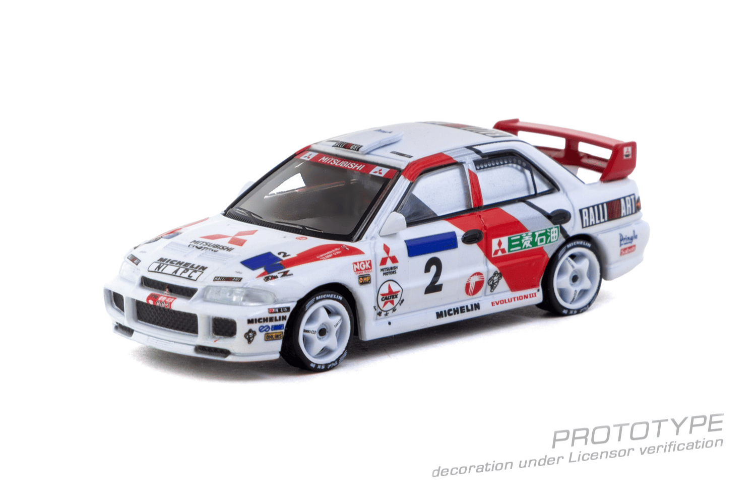 (Pre-order) Tarmac Works 1/64 Mitsubishi Lancer Evolution III Hong Kong 1996