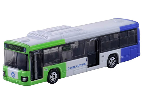 Load image into Gallery viewer, Takara Tomy Tomica #129 1/82 Isuzu Erga Osaka City Bus Diecast model car
