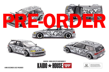 (Pre-order) Kaido House X Mini GT Honda Civic (EF) Kaido Manga V1 #KHMG260