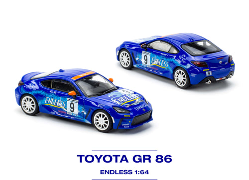 Load image into Gallery viewer, POPRACE 1/64 GR86 ENDLESS Diecast Model Car
