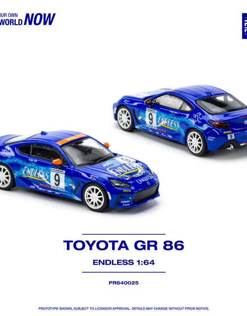 Load image into Gallery viewer, POPRACE 1/64 GR86 ENDLESS Diecast Model Car
