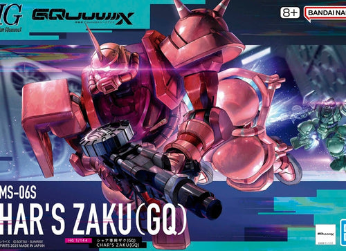 Load image into Gallery viewer, Bandai HG Model Kits - 1/144 Char's Zaku(GQ) Mobile Suit Gundam GQuuuuuuX
