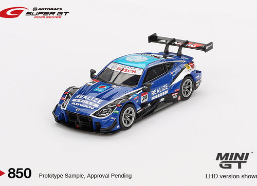 Load image into Gallery viewer, Mini GT #850 Nissan Z GT500 #24 "REALIZE CORPORTATION ADVAN Z" KONDO

