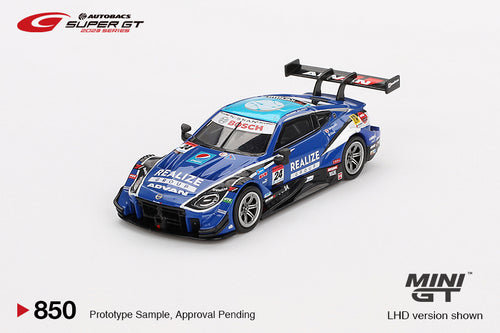 Load image into Gallery viewer, Mini GT #850 Nissan Z GT500 #24 &quot;REALIZE CORPORTATION ADVAN Z&quot; KONDO

