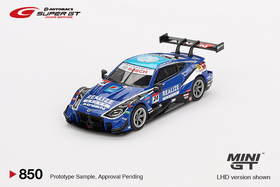 Mini GT #850 Nissan Z GT500 #24 "REALIZE CORPORTATION ADVAN Z" KONDO