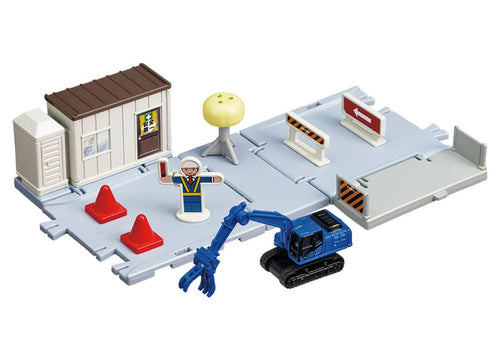 Load image into Gallery viewer, Takara Tomy Tomica Town World Road Construction Site (with Tomica &amp; Parts)
