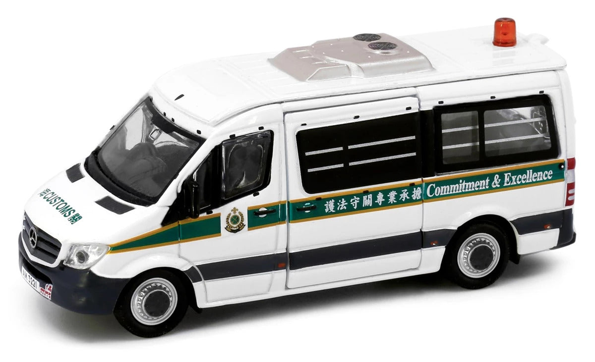 Tiny City 22 Die-cast Model Car MERCEDES-BENZ Sprinter FL HK Customs AM3221
