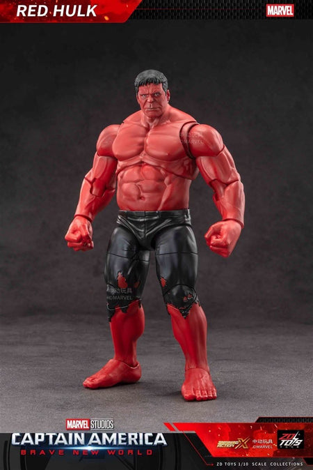 ZD Toys Marvel Studios Captain America Brave New World - Red Hulk Action Figure