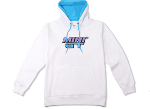 Load image into Gallery viewer, MINI GT Official MINI GT Pullover Hoodie - LB Kuma White M Size For Men &amp; Women
