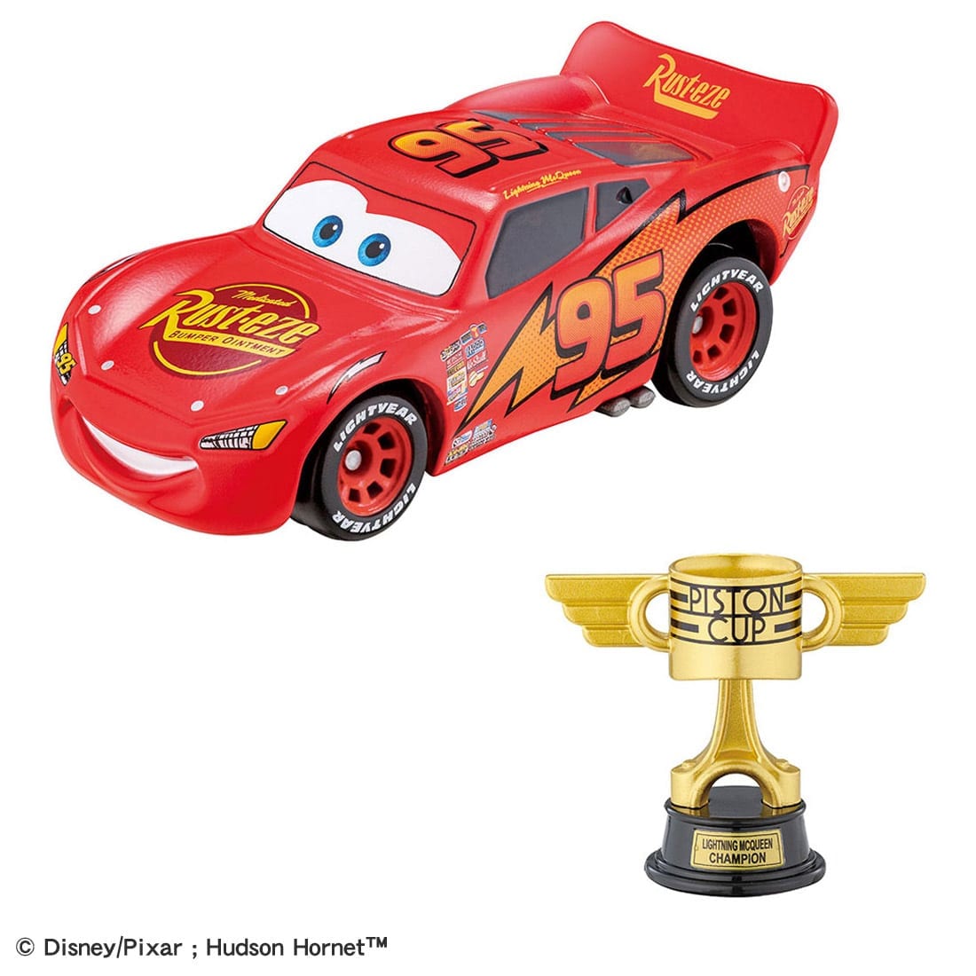 Takara Tomy Tomica Cars Lightning McQueen with Piston Cup Lightning McQueen Day
