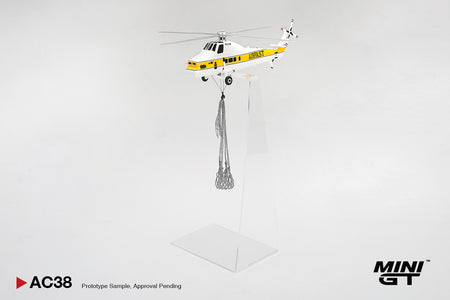 (Pre-order) Mini GT #MGTAC38 Sikorsky S58T Helicopter Camel Trophy 1985 Model