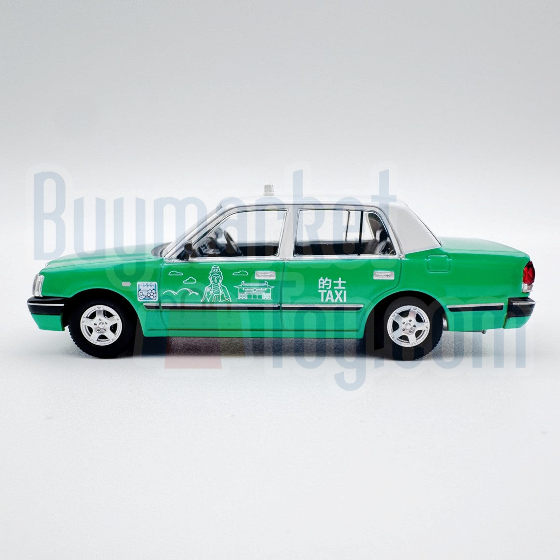 Takara Tomy Tomytec Limited Vintage NEO Toyota Crown Comfort HK Taxi Green