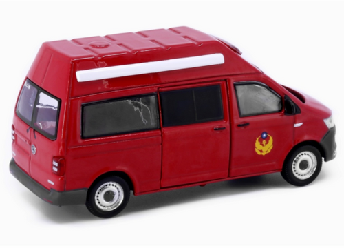Load image into Gallery viewer, Tiny City TW52 Model Car - Volkswagen T6 Transporter (high-roof) TW Fire Dept.
