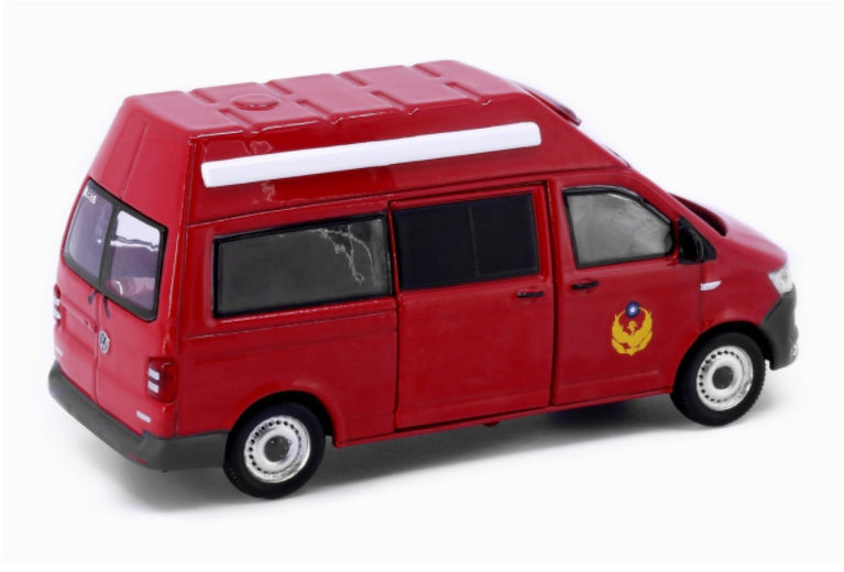 Tiny City TW52 Model Car - Volkswagen T6 Transporter (high-roof) TW Fire Dept.