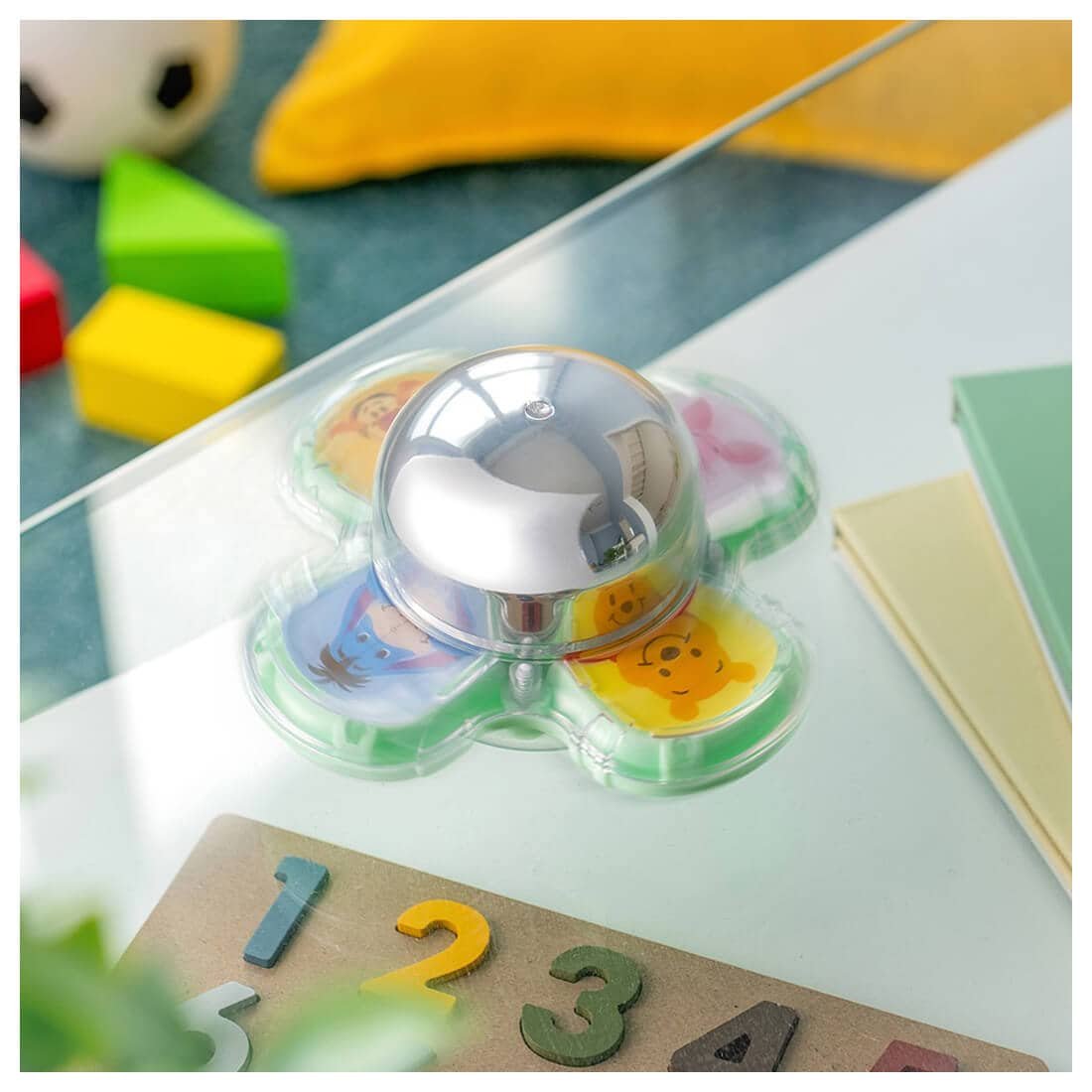 Takara Tomy Disney Baby Toy - Spinning Dome Mirror Spinner Winnie the Pooh