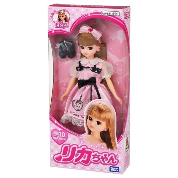 Takara Tomy Licca Chan -  Licca LD-10 Fond Rika Daisuki Doll Set