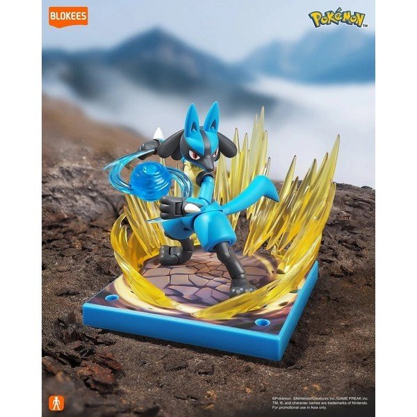 Blokees Pokemon Classic Version-L Lucario Buildable Action Figure Model Kit