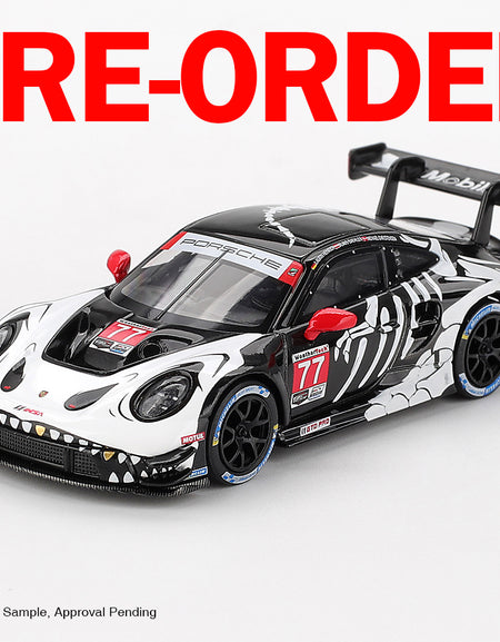 (Pre-order) MINI GT #1143 Porsche 911 GT3 R 77 AO Racing 2025 IMSA Petit Le Mans