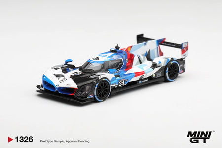 (Pre-order) Mini GT 1/64 #1326 BMW M Hybrid V8 GTP #24 BMW M Team RLL 2024 24 Hr