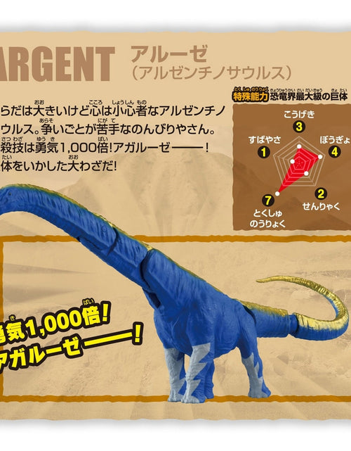 Load image into Gallery viewer, Takara Tomy Adventure Continent Ania Kingdom Arouse (Argentinosaurus) Figure
