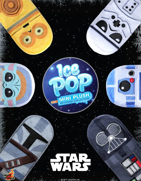 Hot Toys Star Wars Ice Pop Mini Plush Keychain Collection Fullset of 6/Box of 12